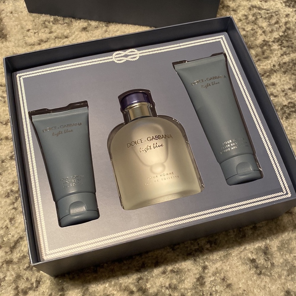 Dolce & Gabbana Light Blue Pour Homme set
